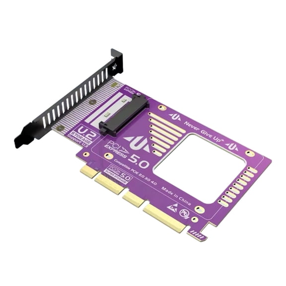 PCIe 1X Interfaces Card PCIE 5.0 1X to SFF-8639 Port for Enhances Data Transfer