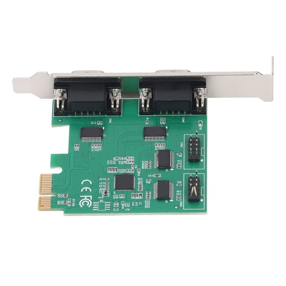 PCIe 1X to 4 Port RS232 Serial Expansion Card, AX99100 Chipset, DB25 to 4x DB9 Adapter for Desktop PC
