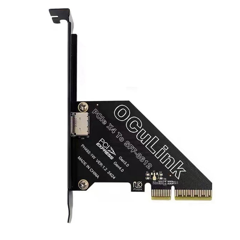 Innocard PCIe Gen 3 / 4-Lane to Oculink (SFF-8612) Adapter with U.2
