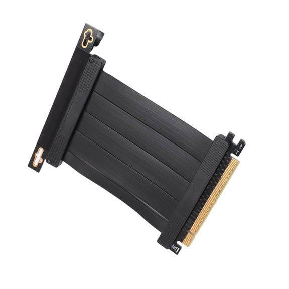 PCIe 4.0 x16 Riser Cable 3.9 Inch 90 Degree Gold Plated GPU Extension Cord for RTX 3090 3080 Ti 3070 RX 6900 XT 3.9in gold RTX3090 RTX3080ti RTX3070 RX6900XT
