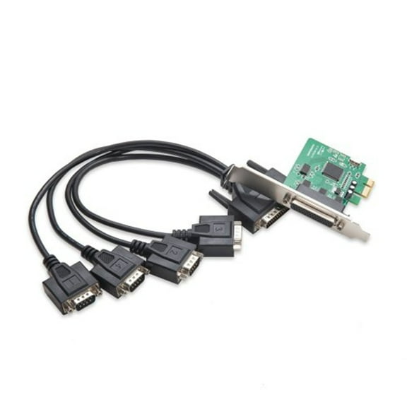 IOCrest PCIe 6 Port Serial RS232 Card with Two DB9 Port Each Ear R17V358 Chipset