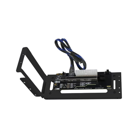 PCIe 5.0 DOCK OC7 128GB/s Laptop External Graphics Card Gaming GPU Dock NVMe to SFF8612 GPU Card