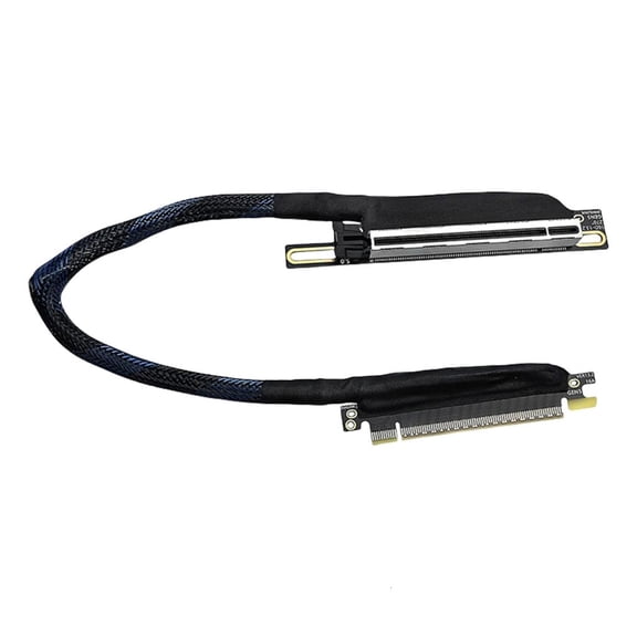 PCIe 5.0 X16 Extension Cable 270 Bend High Conductivity Shielded Line