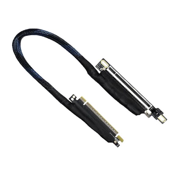 PCIe 5.0 X16 Extension Cable 270° Bend High Conductivity Shielded Line
