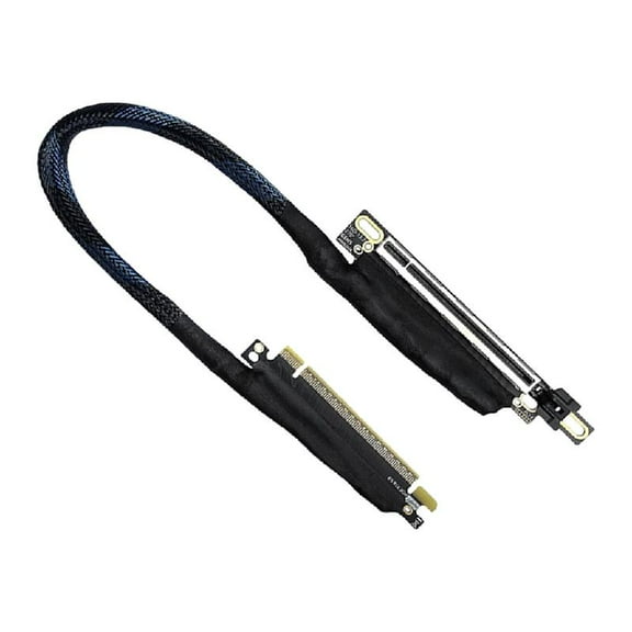 PCIe 5.0 X16 Extension Cable 270° Bend High Conductivity Shielded Line