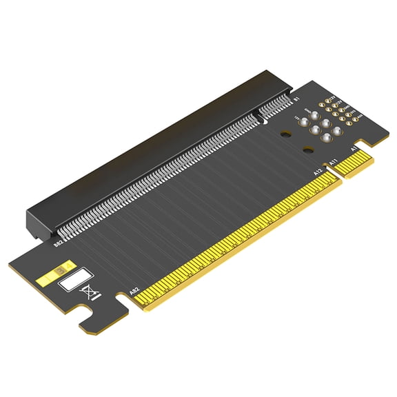 PCIe 5.0 X16 Gold Plated Risers Card For Class 1 Standards For Full Height Conversion And Stable Performances
