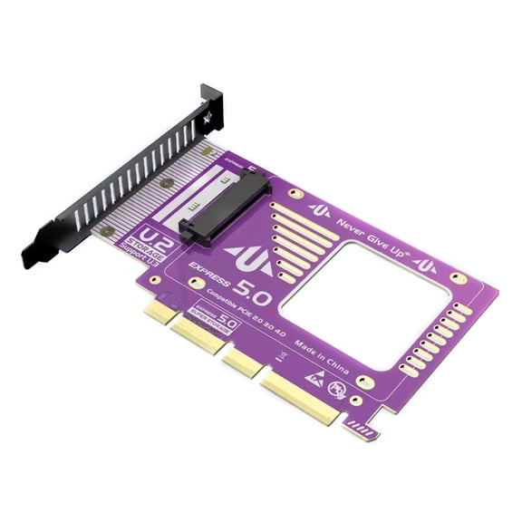 PCIe 5.0X4 to NVMe Adapter Expansion Card Easy Installation Not Require Driver