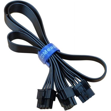 21cm 8-Pin CPU To Dual PCIe 8-Pin (6+2) Splitter Power Cable For Graphics Card