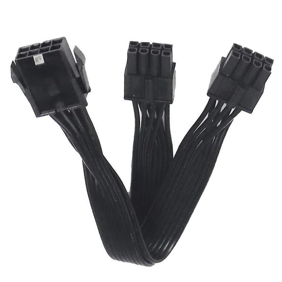 PCIe 8Pin Female to Two 8Pin (4+4) Male PCIExpress Power Adapter 8Pins CPU 8Pins Extension Cable