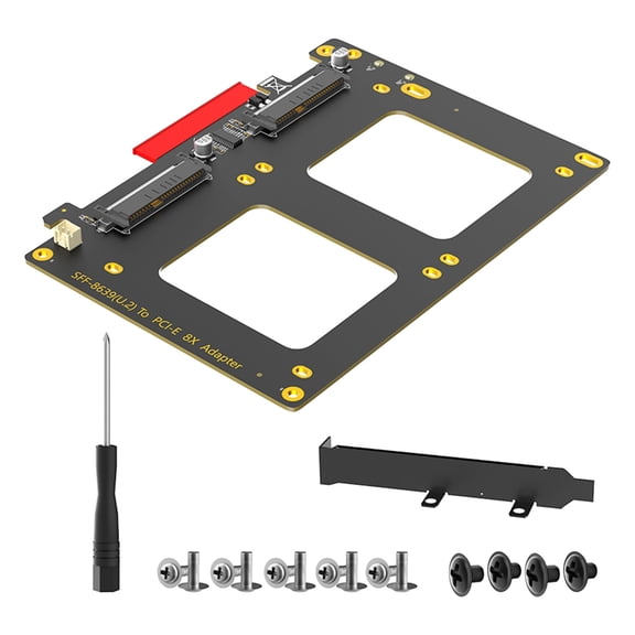 PCIe 8X Interfaces Card With 2 SFF 8639 Port for Enhances Data Transfer