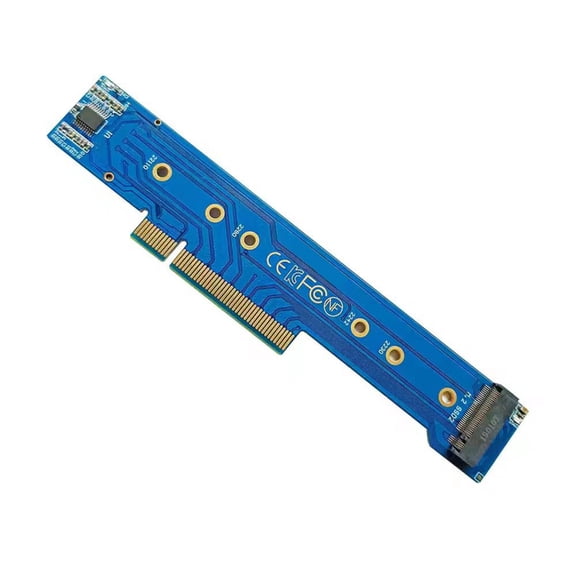 PCIe Adapter Card PCIe for 1U to 2 Disk Expand 1U Server Capacity