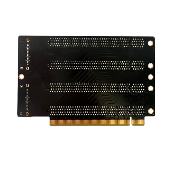 PCIe-Bifurcation x16 to X4X4X4X4 SATA Power Supply Gen3 Split Card Splitter Card