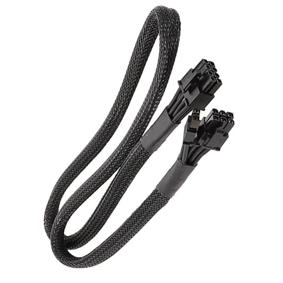 PCIe Cable, ATXs CPU 8Pin Male to PCIe 8Pin (6+2) Male Power Cable for Power Supply
