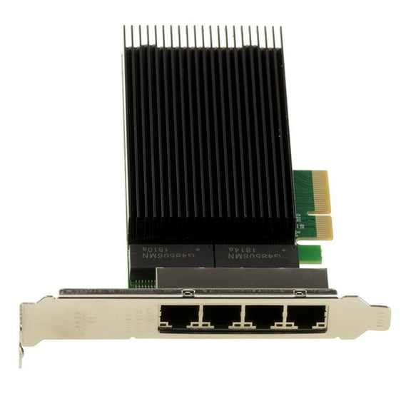 PCIe Card Network Controller 2.5G X4 LAN Gigabit Ethernet 4 Ports RJ45 Quad Chipset Support 10 100 1000 2500 1G 2.5G
