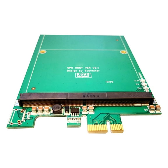 PCIe Card PCI-E to MXM3.0 Graphics Card Converter Adapter Raiser for BTC Mining Miner with LED Indicator