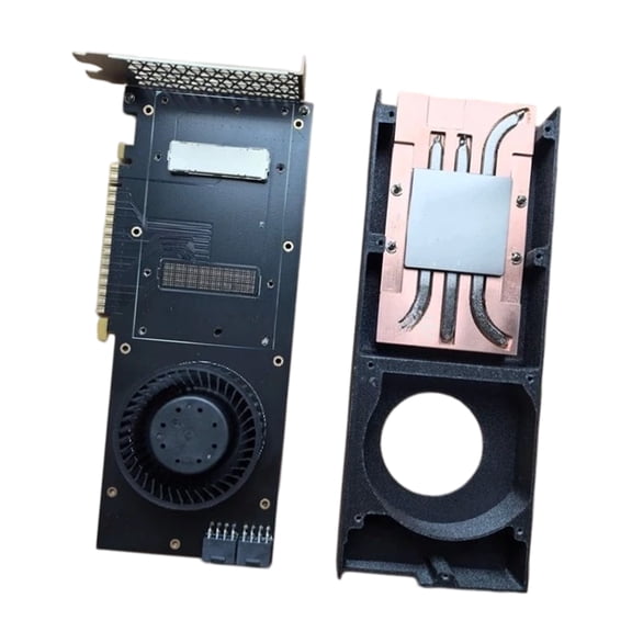 V100 SXM2 GPU To Standard PCIe Adapter Board With Builts In Fan For High Performances Computing
