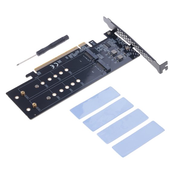 PCIe Gen4 X16 Card with 64Gbps Transfer Rate for Fast Storage Access Supporting Drive Easy Setups Efficient Cooling