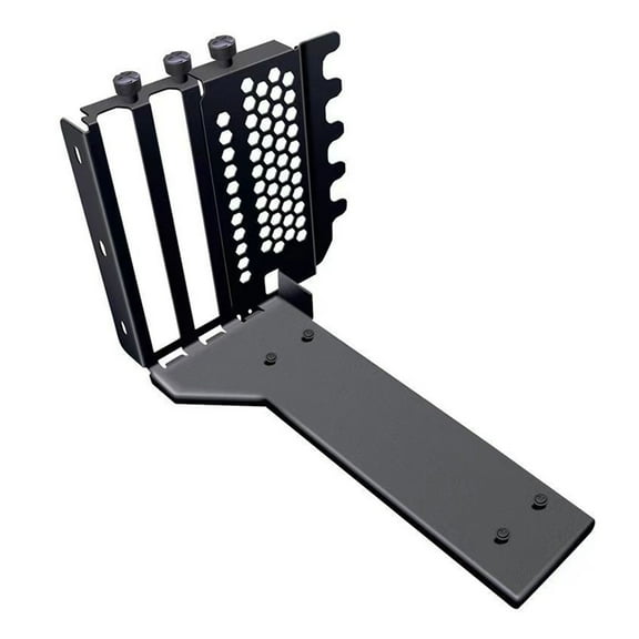 PCIe Graphics Card Vertical Mounting Bracket, Durability Metal GPU Holder for PC Computer Support 3090 4090