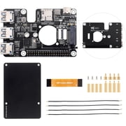 PCIe to M.2 4G/5G and USB 3.2 HAT, Compatible with 5 Cellular Modem and SIMCom/Quectel 4G/5G LTE Modules, with 5G-4IN1-PCB Antenna, High-Speed Networking