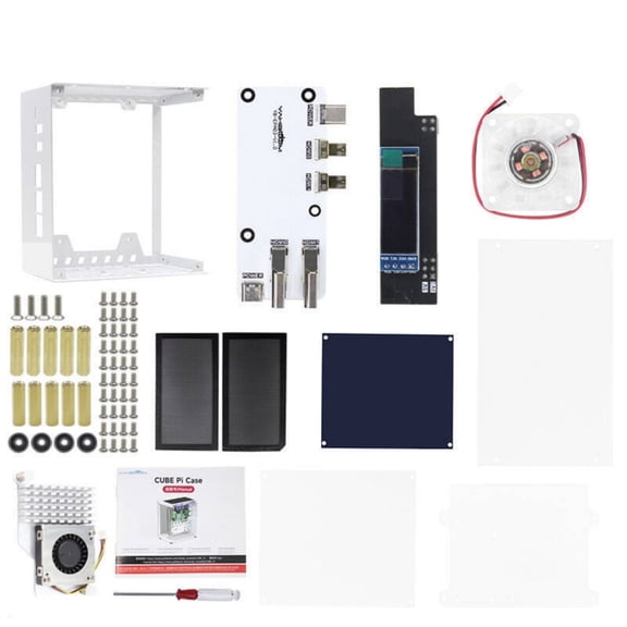 PCIe Mini PC Case for 5 Housing with Standard NVMe SSDs Compatibility