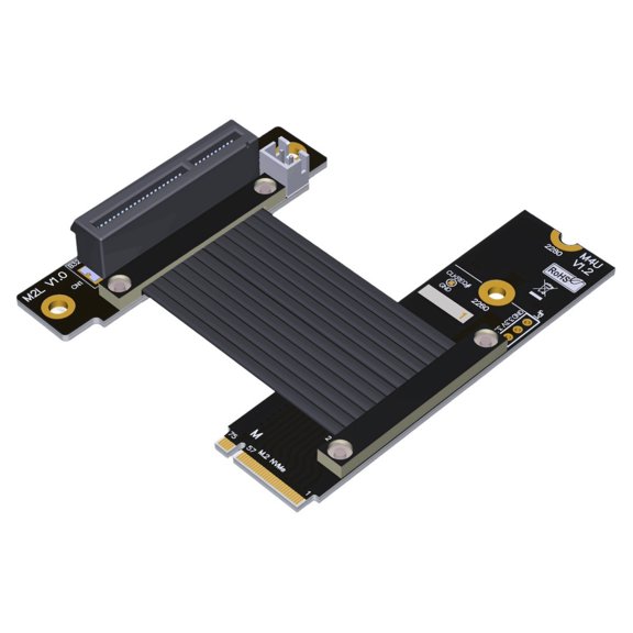 PCIe NVME Cable For PCIe GPU Capturing Card Extender GPU Adapter Fast Speed Data Transfer 64Gbps Replacement