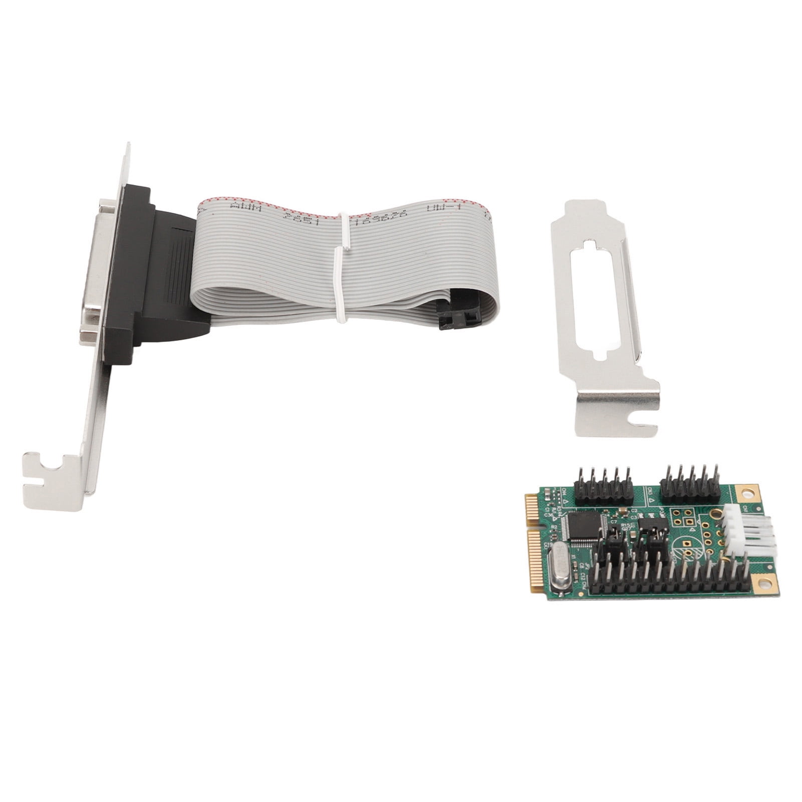 PCIe Parallel Port Expansion Card, Dual Serial Port PCB MiniPCIE