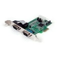 thumbnail image 1 of StarTech.com 2-port PCI Express RS232 Serial Adapter Card - PCIe RS232 Serial Host Controller Card - PCIe to Dual Serial DB9 Card - 16550 UART - Expansion Card - Windows & Linux, 1 of 5