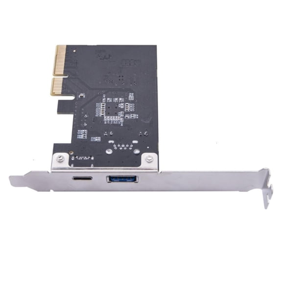 PCIe USB 3.2 Card ASM1142 Internal Expansion Card Controller 2 Port Type C+A USB 3.2 Adapter PCIE Card for Desktop