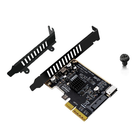 PCIe USB C Expansion Card 1700MB/s Speed 15Pin Power Supply For Desktop Computer Hardware Upgrades