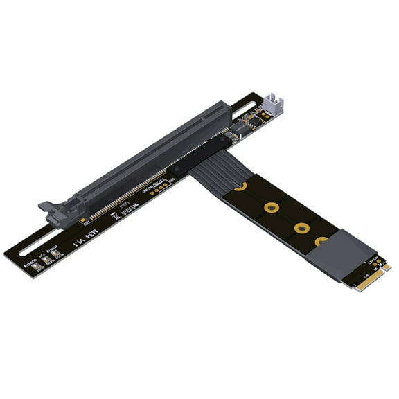 PCIe X4 4.0 M.2 NVMe to X16 Riser Adapter for PCIeX16 /for AMD Graphics Card to M.2(Ultra SSD M-Key)NVMe Extension