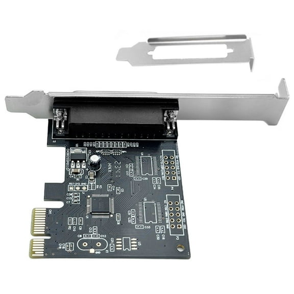 PCIe to DB25 Parallel Port Adapter Card LPT Printer Programmer Scanner PCI-Express TAPDRA Accessory Part