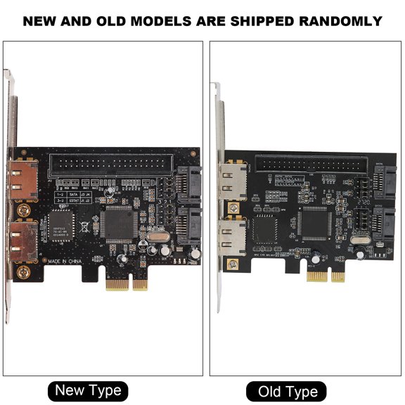 PCIe to ESATA IDE Adapter Card for Computer Hardware Driver CD