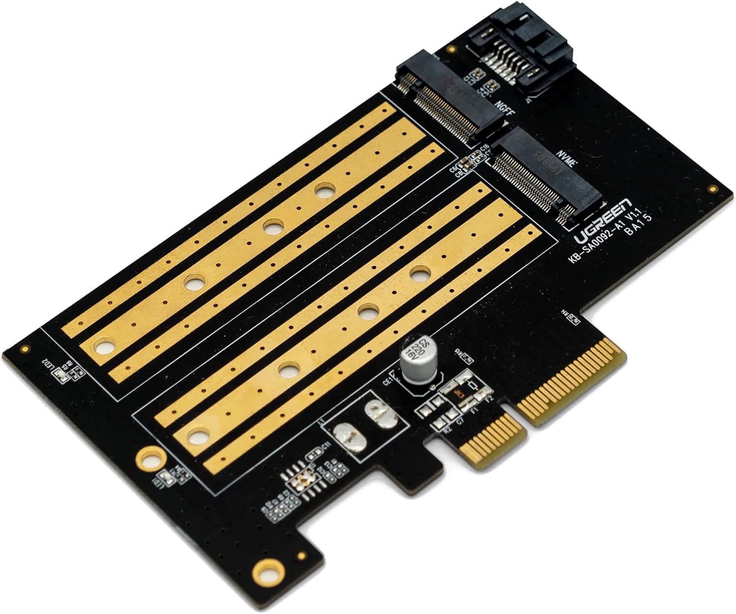 Adaptateur M.2 NVMe Vers PCIe WANGCL - Support 2230/2242/2260/2280, Pour Extension Disque Sur PC