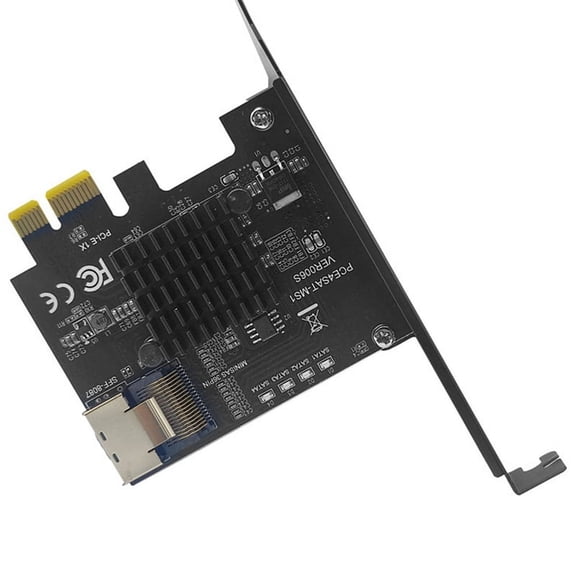 PCIe to SFF-8087 SATA3.0 Expansion Card Mini-SAS/SATA Hard Disk 9215 Adapter Card 36PIN,1 x Expansion Card,black