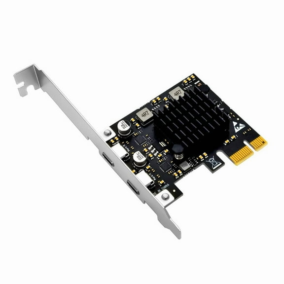 PCIe to Type-C PCI Express PCI-E 1X to USB3.2 Gen2 TYPE-C Expansion Card Adapter Add on Card for Desktop PC