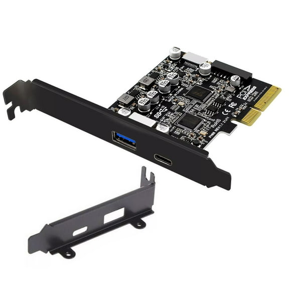 PCIe to USB 3.2 Gen 2 Adapter 10 Gbps PCI-E Type-C Type-E 19P/20P Expansion CardTAPDRA Spare Part
