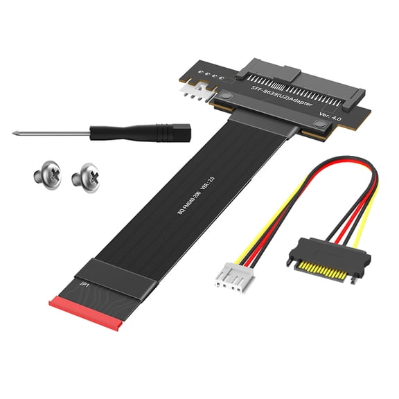 PCIe version Consistent YOU.2 Link Card For METER.2 2280 Motherboards Delivers 64Gbps Transfer Speed
