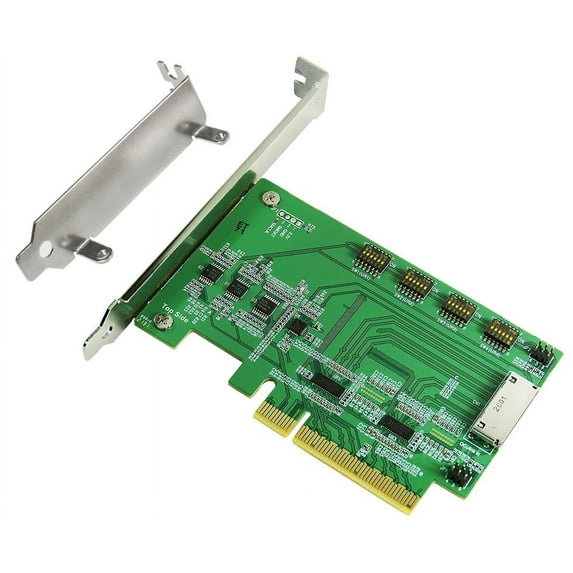 PCIe x8 with Re-Driver to Oculink 8i Add-in-Card PCIe Gen 4