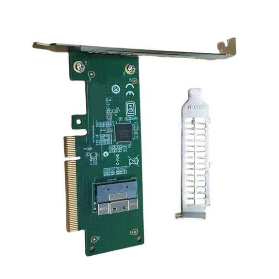 PCIe4.0 to SFF-8654 NVME Host Controller PCIe Expansion Card Hard Disk Adapter Card for PC Desktop Accessories