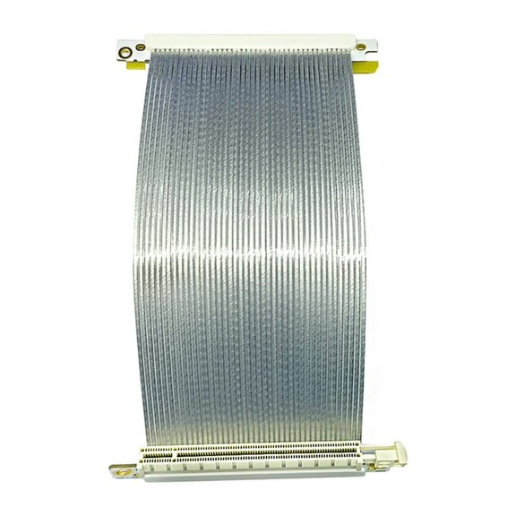 PCIe4.0 x16 Flexible GPU Risers for PC Case Connectors Wire Extension Cable