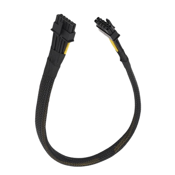PCIe5.0 12Pin to 16Pin(12+4) Servers GPU Power Cord for R750XA Heat Resistant Insulation Stable Current Delivery