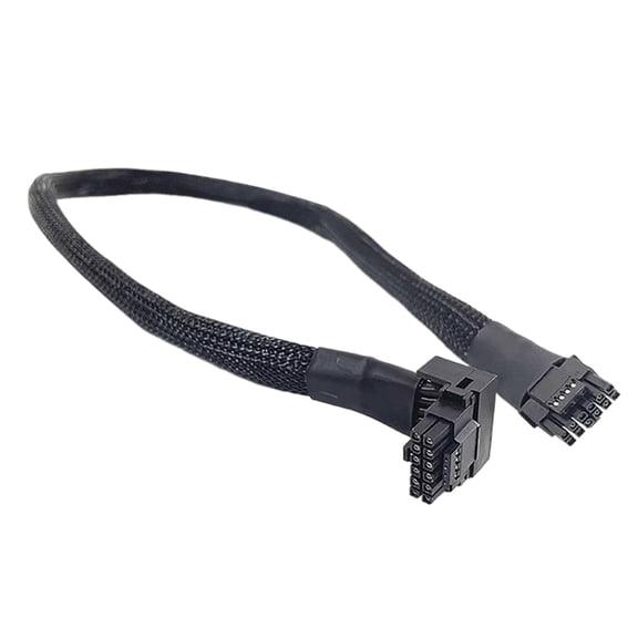 PCIe5.0 16AWG ATX3.0 12VHPWR Ethernets Cable 16PIN to 12+4Pin Male Cable