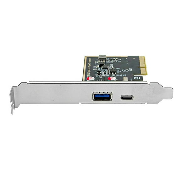 PCIeX4 USB3.0 TypeC 3.1 Expansion Card Featuring Fast Speed ASM1142 Chip