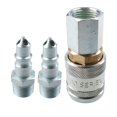 thumbnail image 1 of PCL 100 Series Female Coupler 1/2" BSP & Male Adaptor Air Fittings 3/8" BSP, 1 of 8