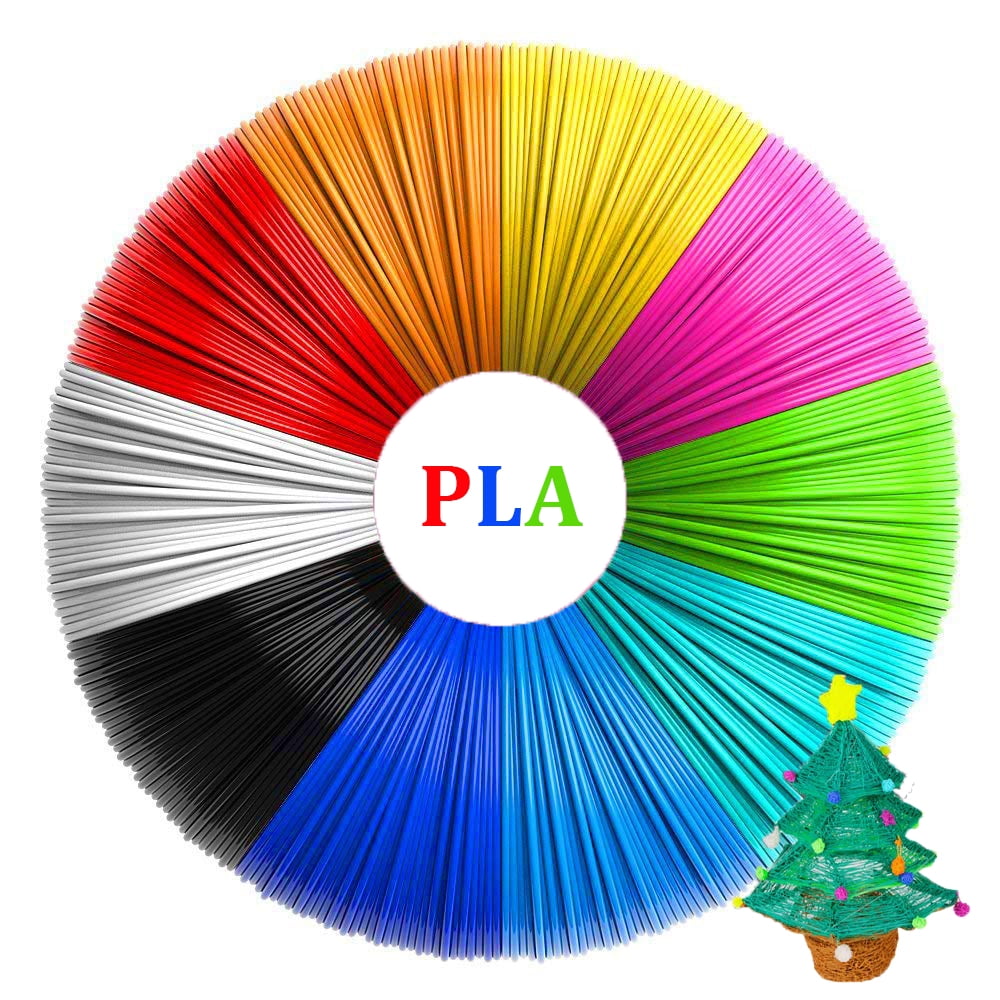 PLA 3D Pen Printer Filament, 10 Colors 32.8ft 1.75mm Diameter Gift