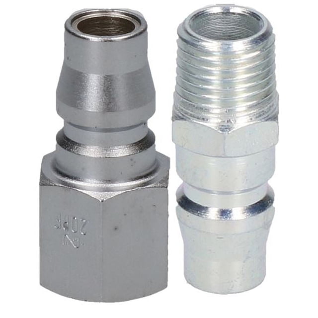 Schrader Profile 17 Series Female Coupler 1/4 BSP Male Thread & Male
