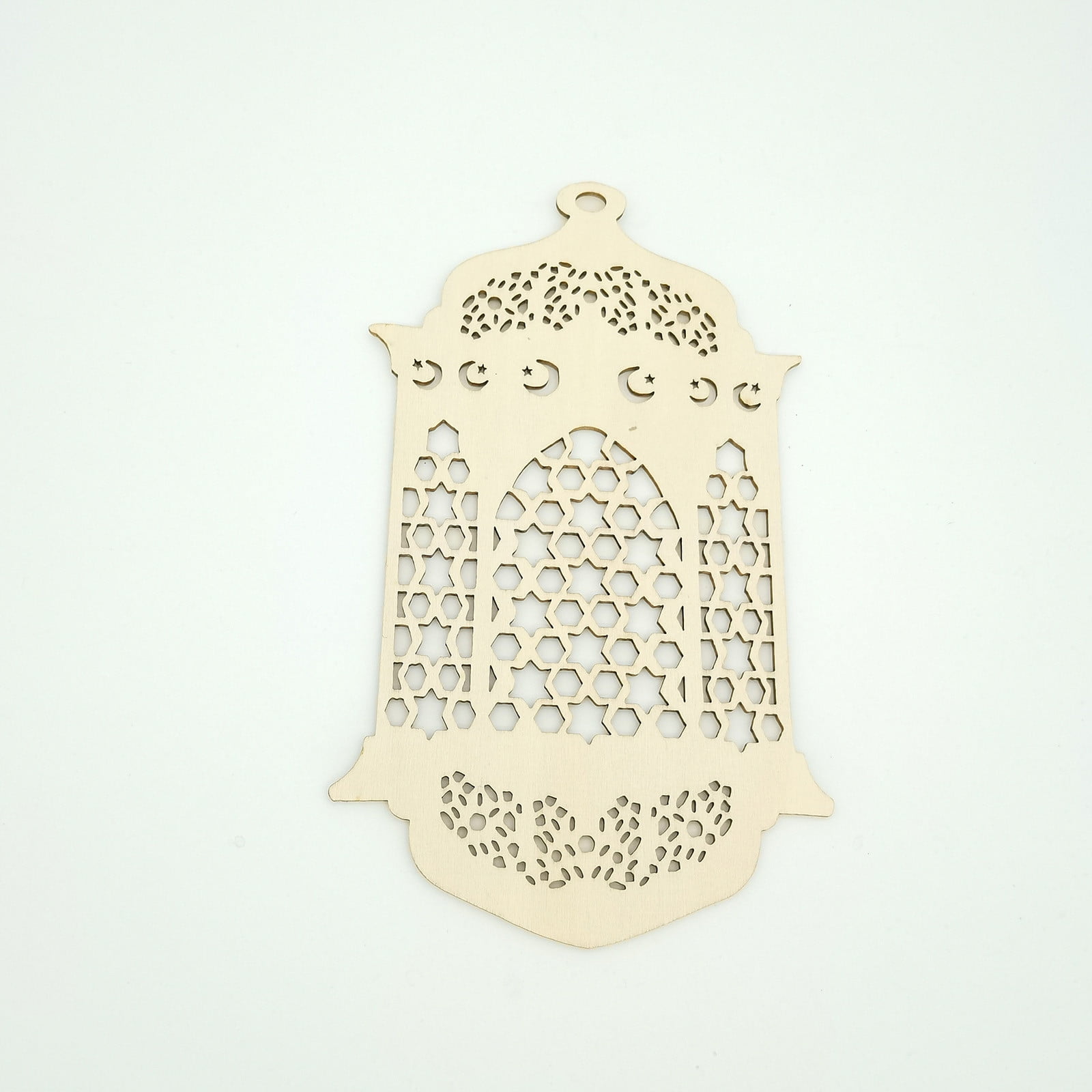 PCLCN Ramadan Wooden Ornaments with Hemp Ropes, Ramadan Eid Mubarak ...