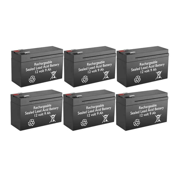 PCM Powercom Vanguard VGD-3000 RM replacement battery pack (rechargeable, high rate)