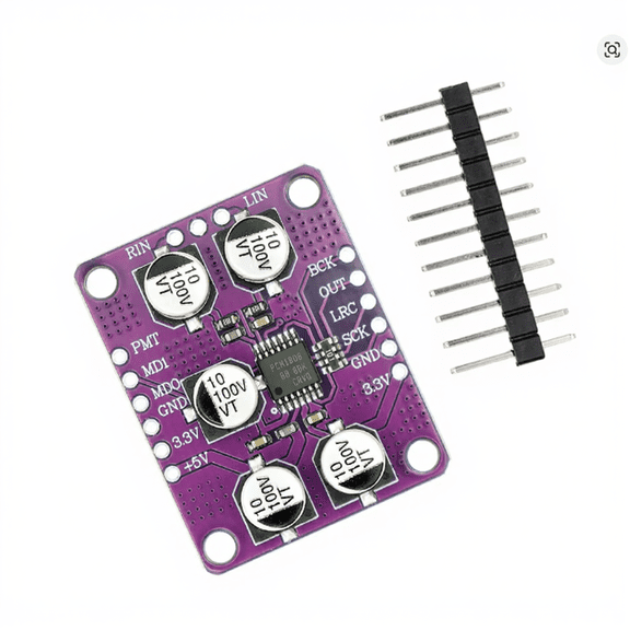 PCM1808 Audio Decoder Module 24-bit ADC Board for Audio Signal Development