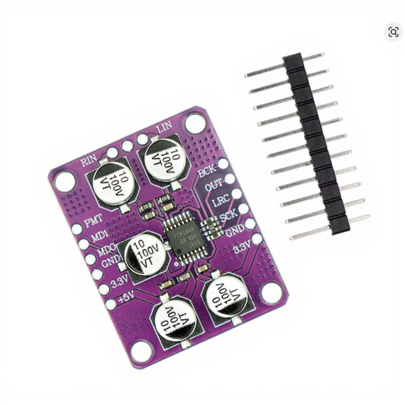 PCM1808 Audio Decoder Module 24-bit ADC Board for Audio Signal Development